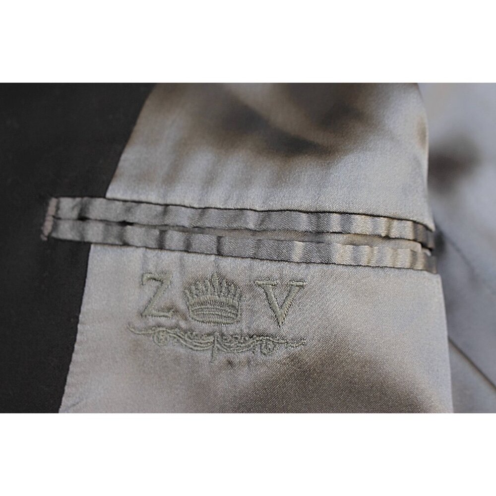 Zadig & Voltaire - Women's Encrusted Skull Blazer in Black + Blue Skull, Large - Picture 11 of 14